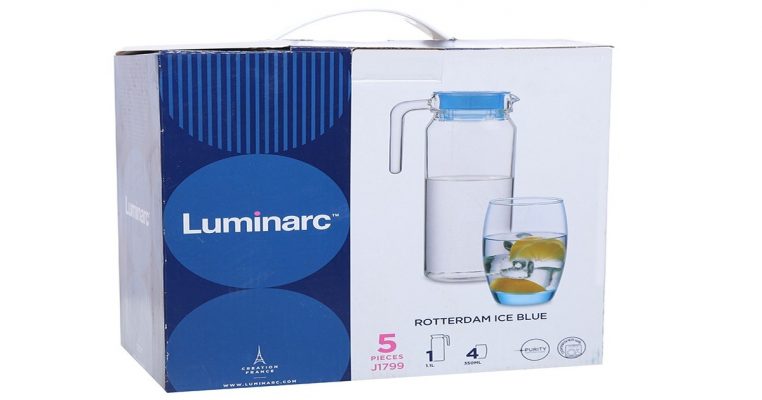 Bộ cốc uống nước Luminarc in logo - lựa chọn sáng giá cho quà tặng doanh nghiệp