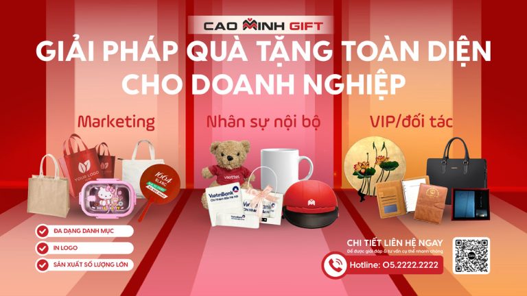 Quà tặng doanh nghiệp và cách đặt hàng tại Quatangmarketing.vn