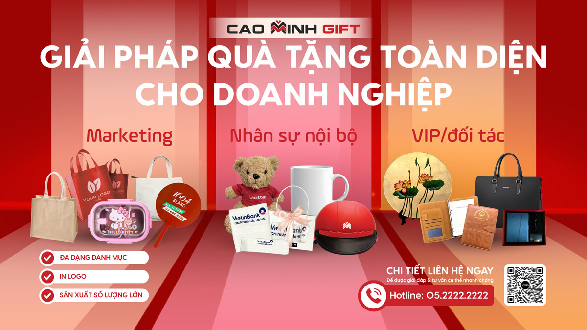 Quà tặng doanh nghiệp và cách đặt hàng tại Quatangmarketing.vn