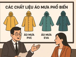 Các chất liệu áo mưa phổ biến & cách chọn phù hợp cho quà tặng doanh nghiệp