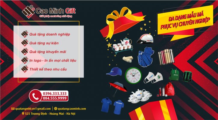 Địa chỉ đặt in logo quà tặng trường học tại Hà Nội và TP.HCM uy tín