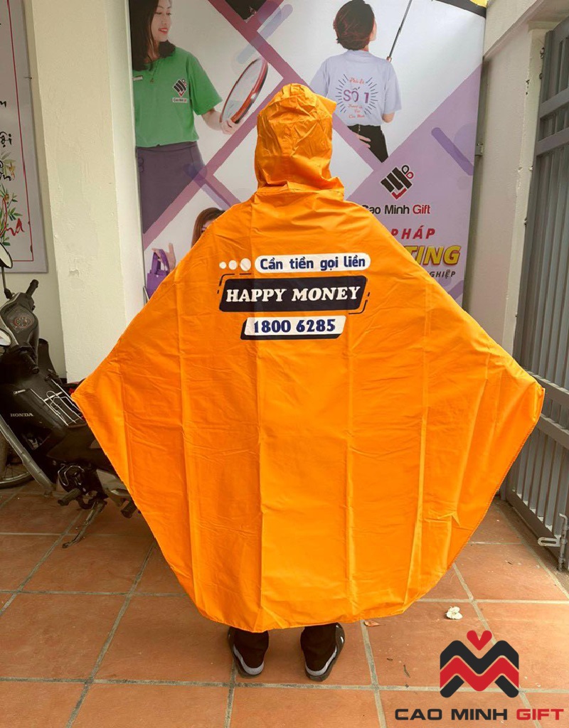 Áo mưa in logo vải nhựa - Giải pháp tiết kiệm chi phí cho mọi doanh nghiệp