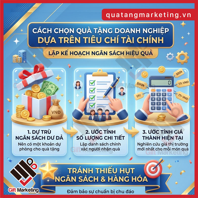 Cách chọn quà tặng doanh nghiệp dựa trên tiêu chí tài chính