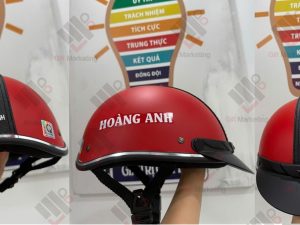 Chọn ngay quà tặng mũ bảo hiểm in logo - Bảo vệ trái tim Việt Nam