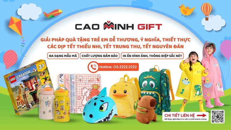 Top 3 quà tặng trẻ em in logo được ưa chuộng nhất hiện nay