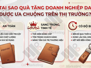 Tại sao quà tặng doanh nghiệp da được ưa chuộng trên thị trường?