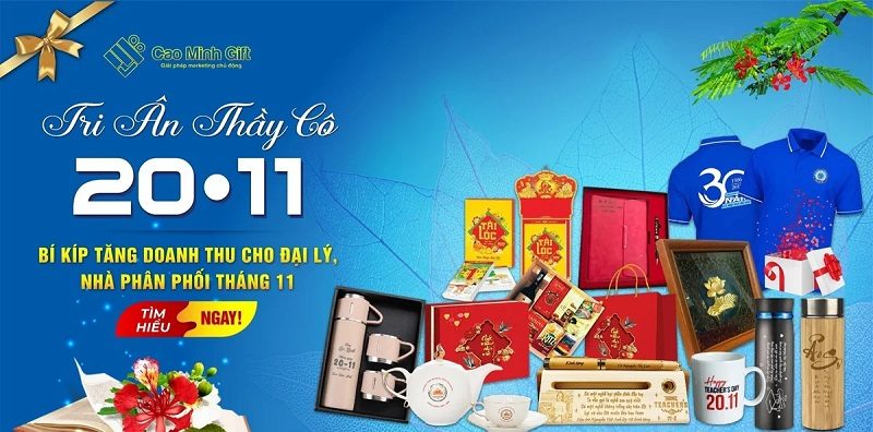 Những món quà tặng 20/11 thiết thực gợi ý cho bạn tham khảo