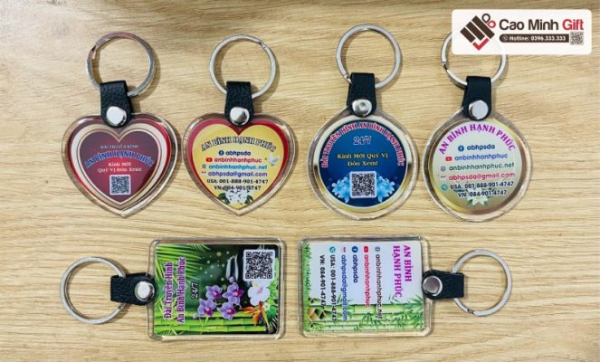 Móc khóa logo thương hiệu, quà tặng ý nghĩa dành cho khách hàng