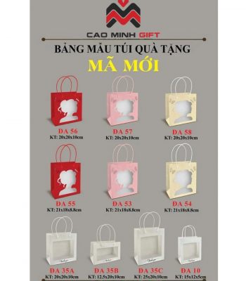 túi giấy có cửa sổ trong suốt