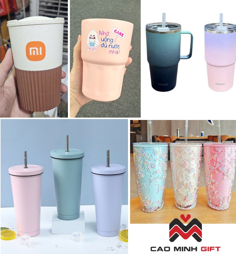 Các mẫu quà tặng hội nghị - Cốc giữ nhiệt khắc tên doanh nghiệp mới nhất 2025