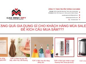 Top 5 quà tặng gia dụng nhỏ xinh mà thiết thực tặng khách hàng mùa sale
