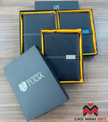 Xưởng quà tặng Hà Nội Cao Minh gift vừa hoàn thành đơn Sổ tay doanh nghiệp sang trọng, đẹp hoàn hảo