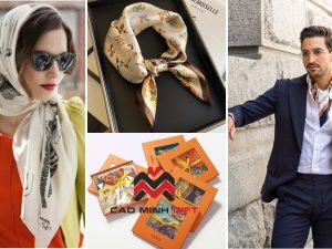 Khăn lụa quà tặng: Món quà tinh tế, gửi gắm yêu thương