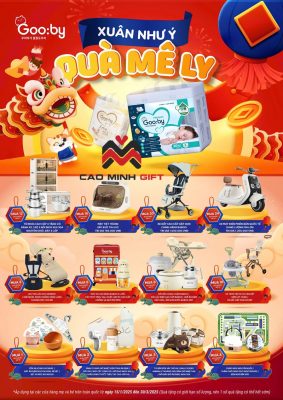 Danh sách Quà tặng bỉm Gooby: Chiến lược khéo léo chinh phục các mẹ bỉm sữa