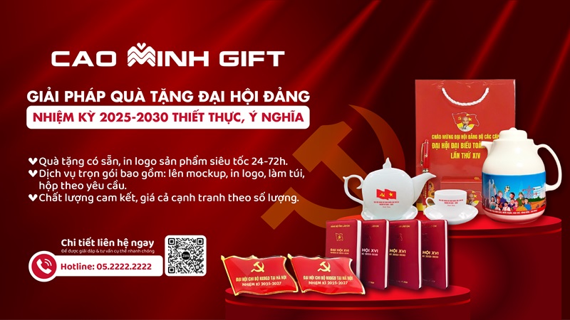 Quà tặng đại hội chi bộ – lựa chọn tinh tế, nâng tầm ý nghĩa