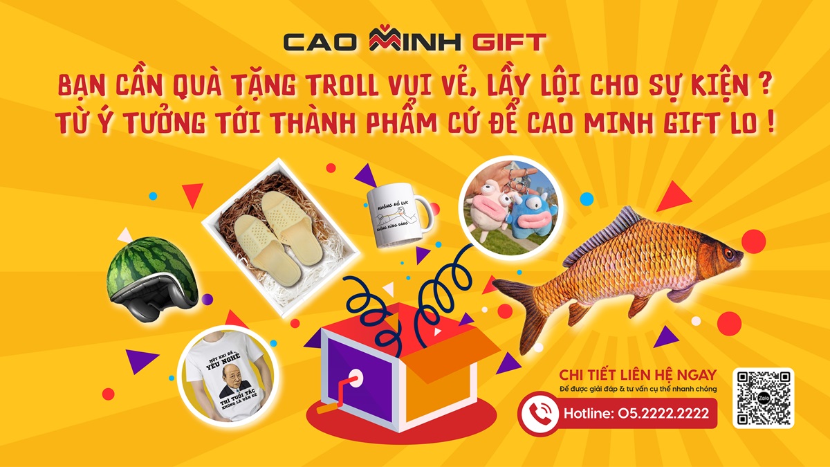 Quà tặng lầy lội: Xu hướng quà tặng troll hài hước cho sự kiện