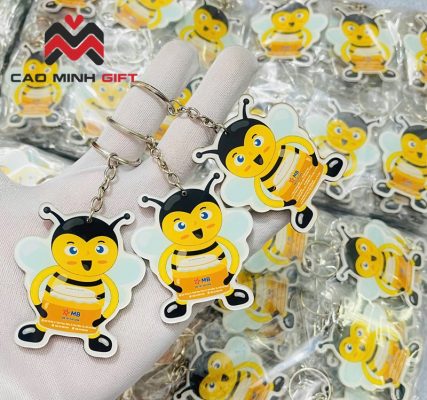 móc khóa in logo MB - Món quà dễ thương cho bé và phụ huynh