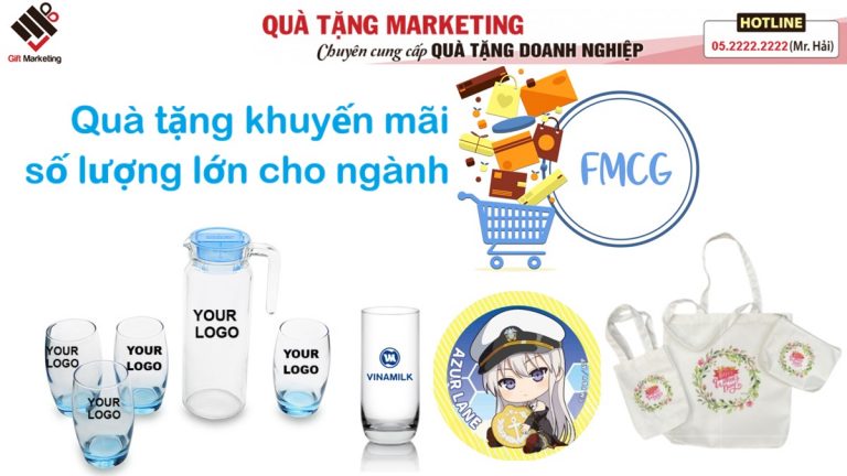 Quà tặng khuyến mãi cho ngành FMCG – Vũ khí chốt đơn ngay tại điểm bán