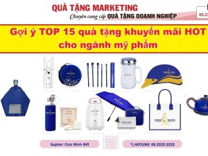 Quà tặng khuyến mãi cho ngành mỹ phẩm – Tạo cảm xúc, giữ chân người dùng