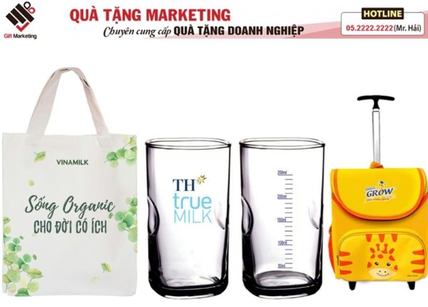 Các loại quà tặng khuyến mãi ngành sữa phù hợp làm chiến dịch