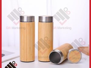 Cao Minh gift - Chuyên cung cấp bình giữ nhiệt bằng tre 450ml số lượng lớn giá tốt, có khắc logo theo yêu cầu làm quà tặng doanh nghiệp