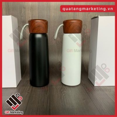 Cao Minh gift - Chuyên cung cấp bình giữ nhiệt nắp gỗ in ấn logo, hình ảnh, thông điệp theo yêu cầu làm quà tặng doanh nghiệp