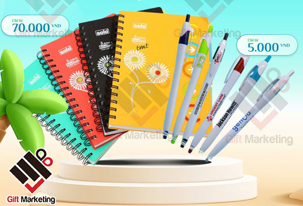 Combo quà tặng sổ bút giá rẻ chỉ từ 75k