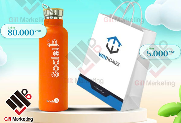 Combo túi đựng quà và bình giữ nhiệt giá rẻ chỉ từ 85k
