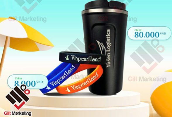 Combo quà tặng cốc đựng nước và vòng đeo tay silicone chỉ từ 88k