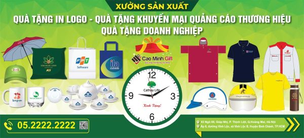 Quatangmarketing.vn - Xưởng sản xuất quà tặng in logo, quà tặng khuyến mại quảng cáo thương hiệu, quà tặng quảng cáo