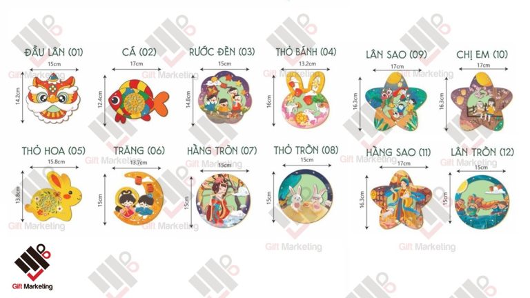 Toplist các mẫu đèn Trung thu đẹp và HOT nhất mùa trăng Rằm 2025