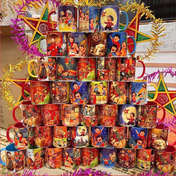 Cốc sứ Trung thu in ấn theo yêu cầu