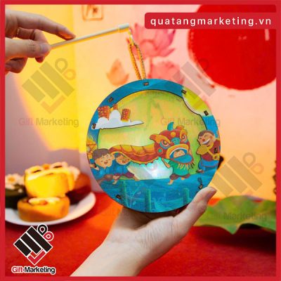 Cao Minh gift - Chuyên cung cấp và cá nhân hóa đèn lồng gỗ lân tròn theo yêu cầu làm quà tặng tết trung thu doanh nghiệp từ 100 cái