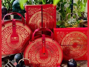Hộp bánh Trung Thu in logo thương hiệu