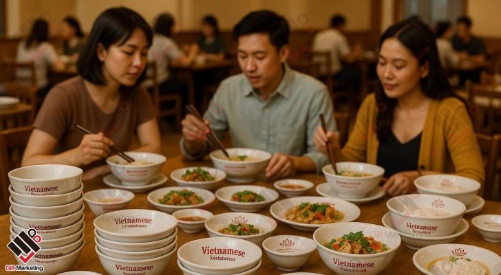 In logo bát đĩa nhà hàng giá rẻ – Giải pháp hoàn hảo ghi dấu ấn thương hiệu