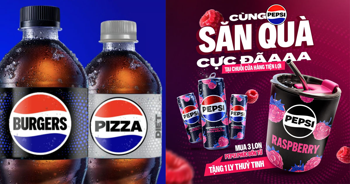 Quà tặng Pepsi – 3 chiến dịch 3 tháng qua & case study hiệu quả