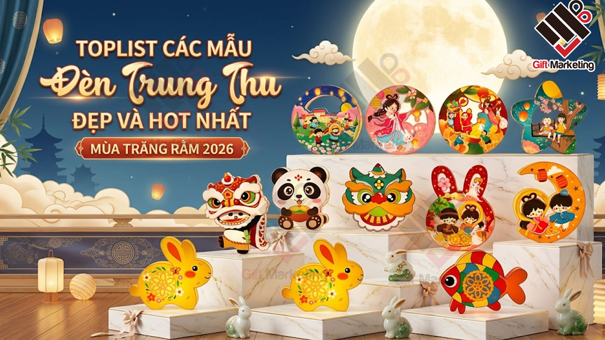 Toplist các mẫu đèn Trung thu đẹp và HOT nhất mùa trăng Rằm 2026