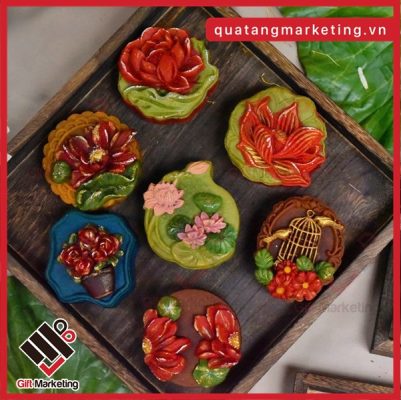 BST bánh trung thu nghệ thuật hoa nổi 2025 Cao Minh gift