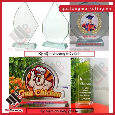 Quatangmarketing.vn – Có đủ 2 dòng pha lê & thủy tinh, thiết kế theo ngân sách