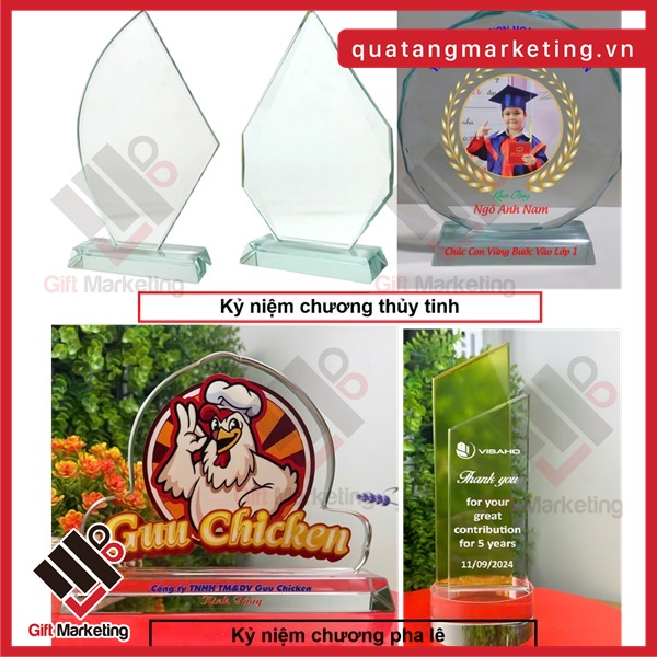 Quatangmarketing.vn – Có đủ 2 dòng pha lê & thủy tinh, thiết kế theo ngân sách