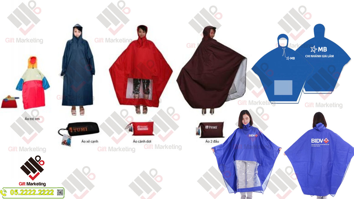 Áo mưa in logo doanh nghiệp: Giải pháp marketing bền vững, giá tốt