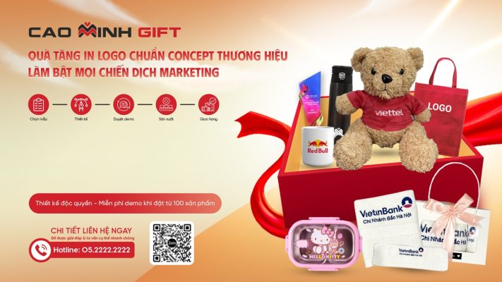 Cao Minh gift - Quà tặng in logo chuẩn concept thương hiệu làm bật mọi chiến dịch marketing
