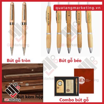 Các dòng bút gỗ phổ biến trên thị trường quà tặng