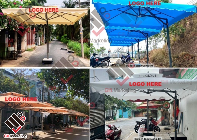 Tư vấn các loại dù lệch tâm vuông 4m