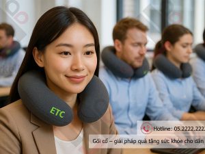 Gối cổ – giải pháp quà tặng sức khỏe cho dân văn phòng