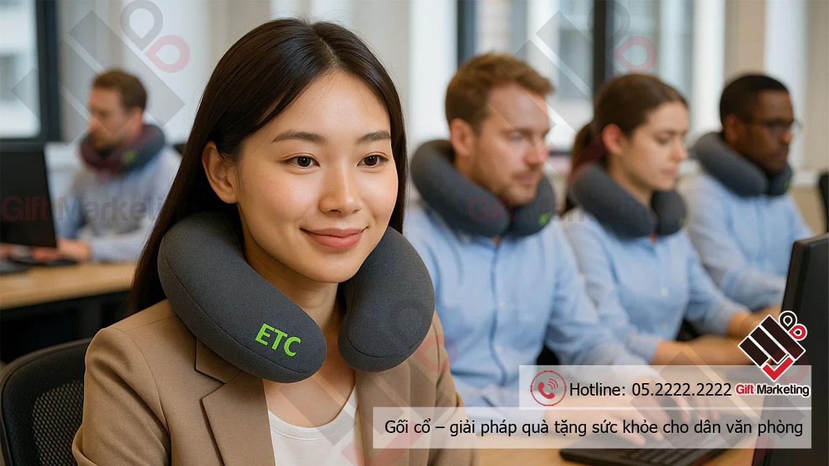 Gối cổ – giải pháp quà tặng sức khỏe cho dân văn phòng