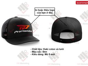 Top 5 mẫu mũ lưỡi trai nam làm quà tặng quảng cáo hiệu quả nhất 2025