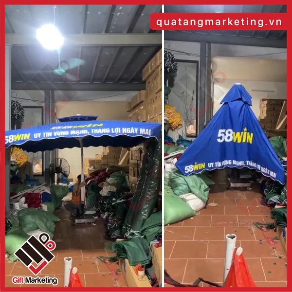 Ô lệch tâm vuông in ấn theo yêu cầu để quảng bá thương hiệu, sản phẩm doanh nghiệp