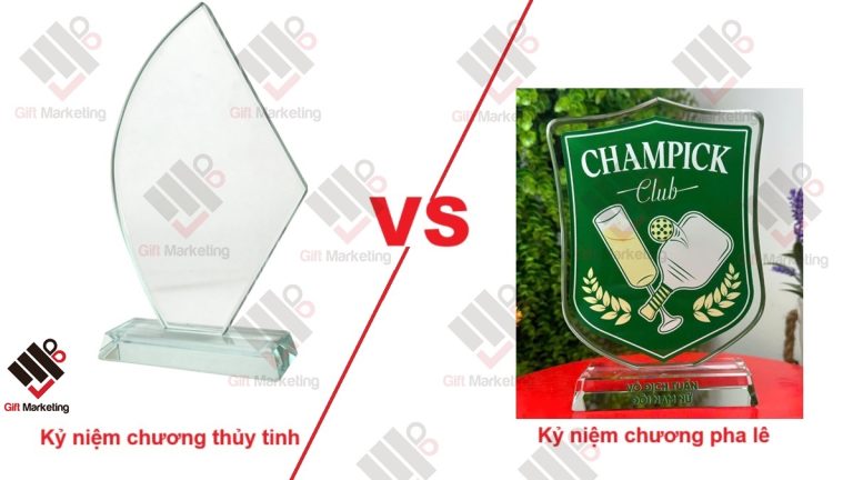 Phân biệt kỷ niệm chương thủy tinh và pha lê – chọn loại nào cho đúng?