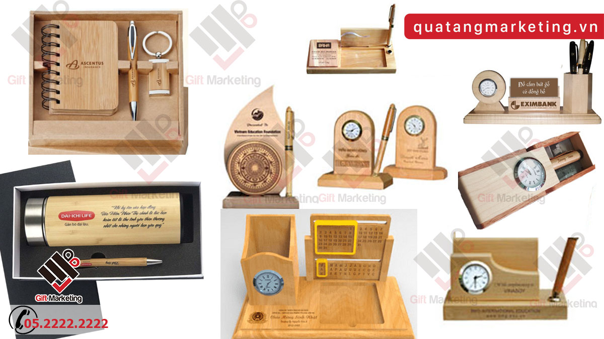 TOP 5 set bút gỗ khắc tên quà tặng bán chạy nhất Cao Minh gift 2025